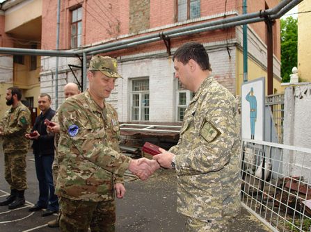 Нагорода знов знайшла героя. Леоніда Маслова нагороджено медаллю «За військову службу Україні».